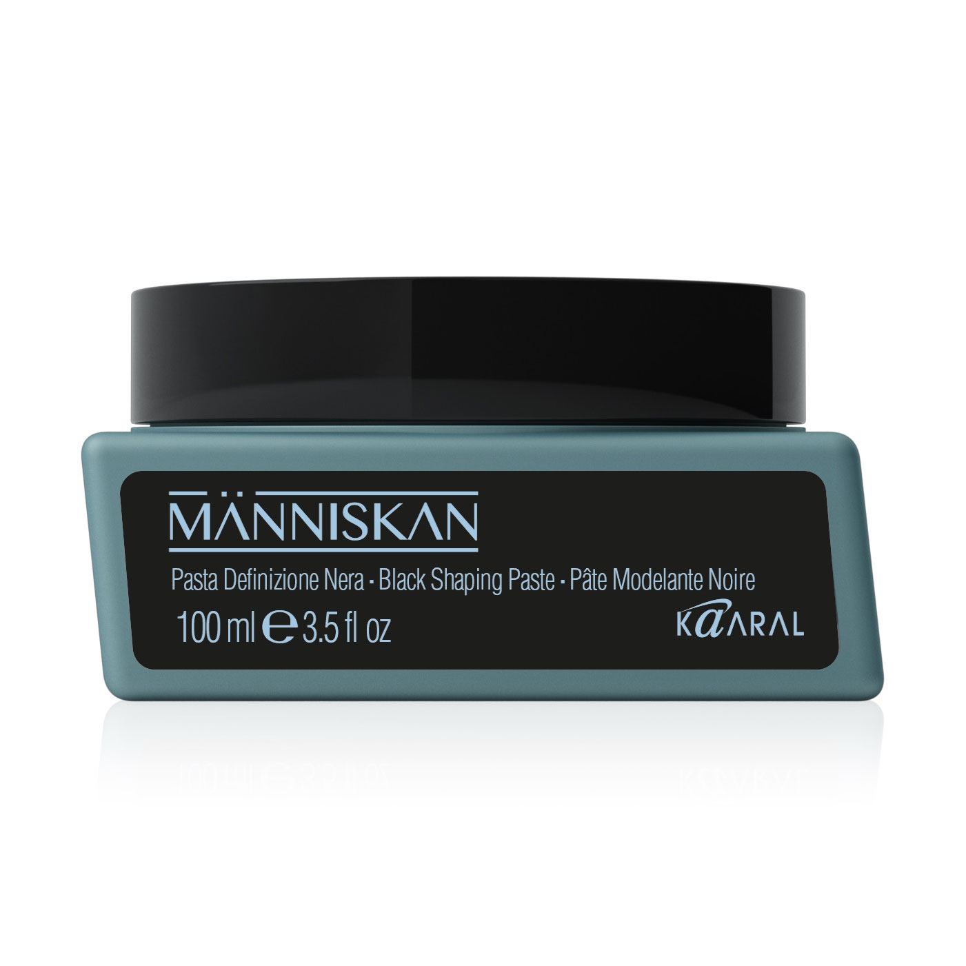 

Чорна моделювальна паста для волосся Kaaral Manniskan Black Shaping Paste, 100 мл