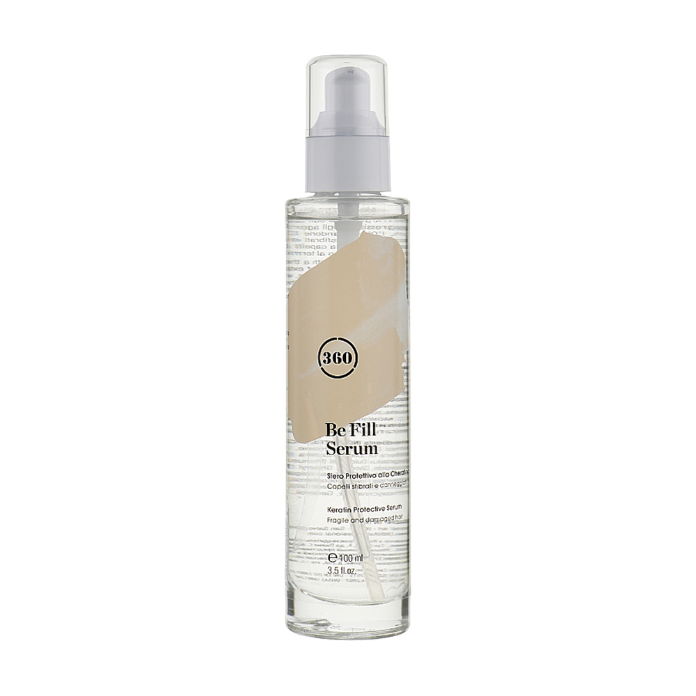 

Сироватка 360 Hair Professional Be Fill Serum для ламкого та пошкодженого волосся, з кератином, 100 мл