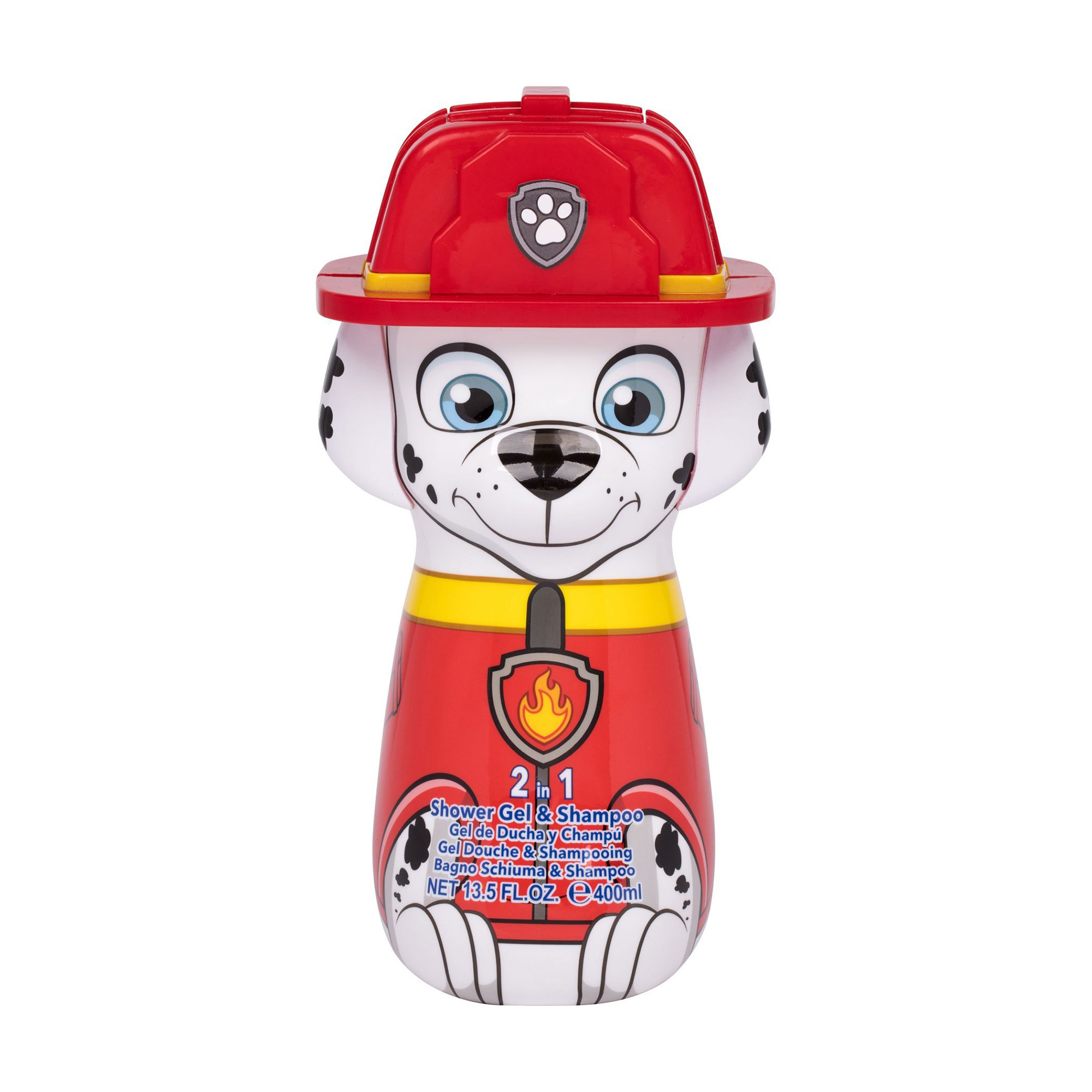 

Шампунь-гель для душу Air-Val International Paw Patrol Shower Gel & Shampoo 2in1 Marshall 2D, 400 мл