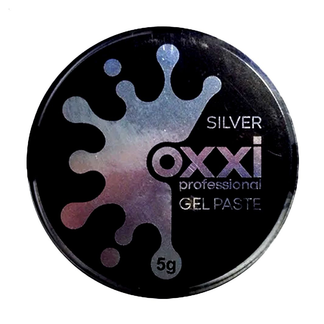 

Уцінка! Гель-паста для манікюру Oxxi Professional Gel Paste Silver, 5 г