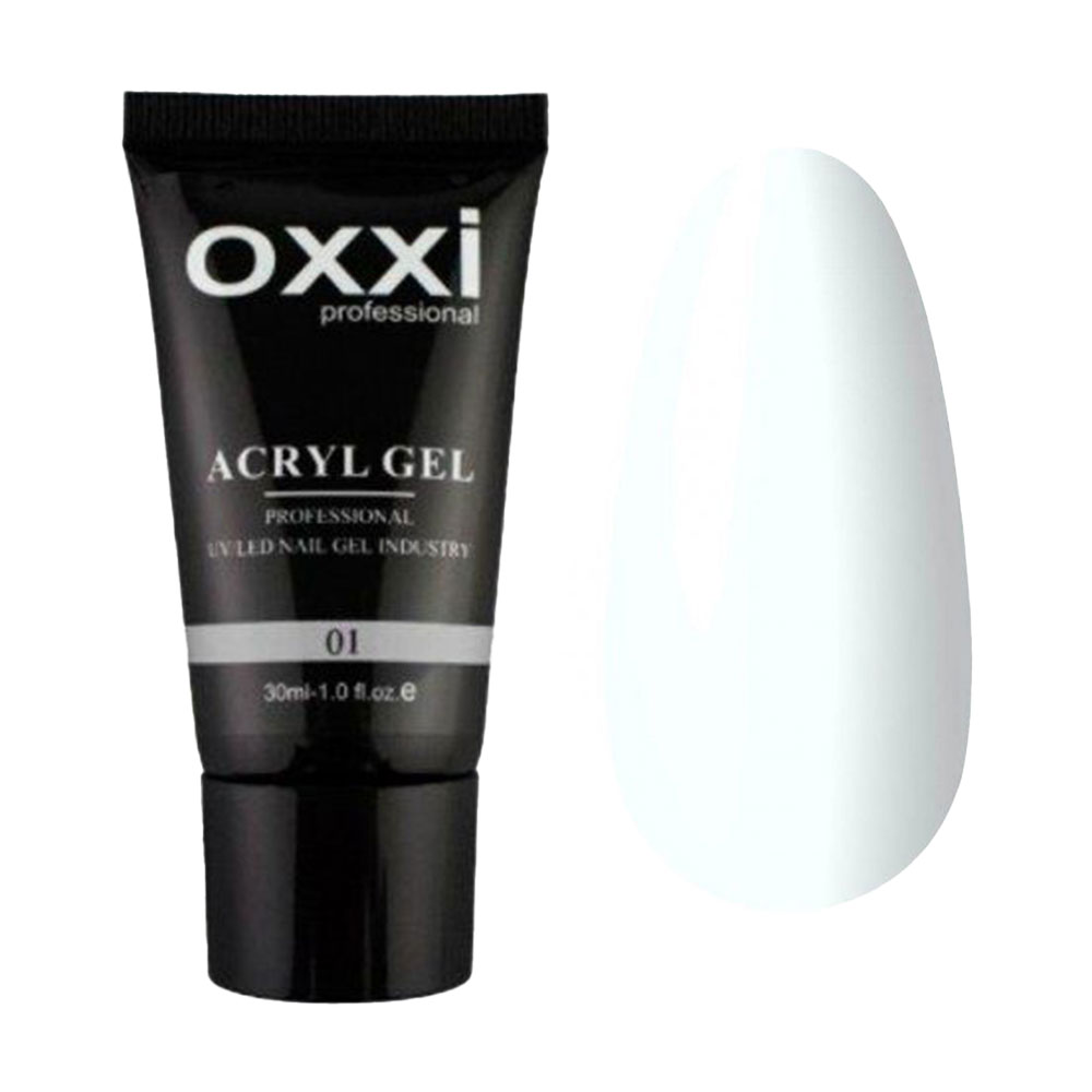 

Акрил-гель для нігтів Oxxi Professional Acryl Gel 01 Прозорий, 30 мл