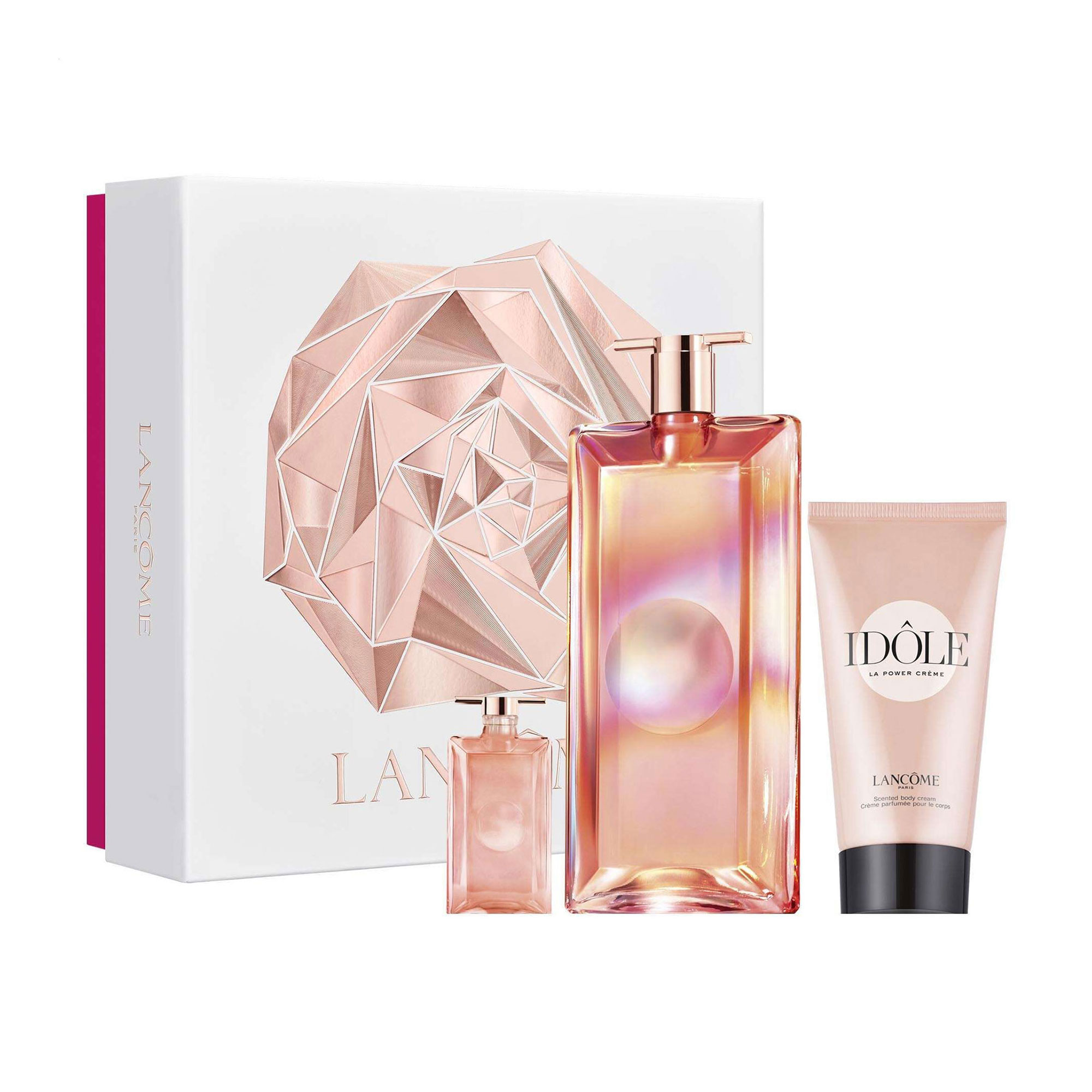 

Парфумований набір жіночий Lancome Idole Nectar (парфумована вода, 50 мл + лосьйон для тіла, 50 мл + парфумована вода, 5 мл)