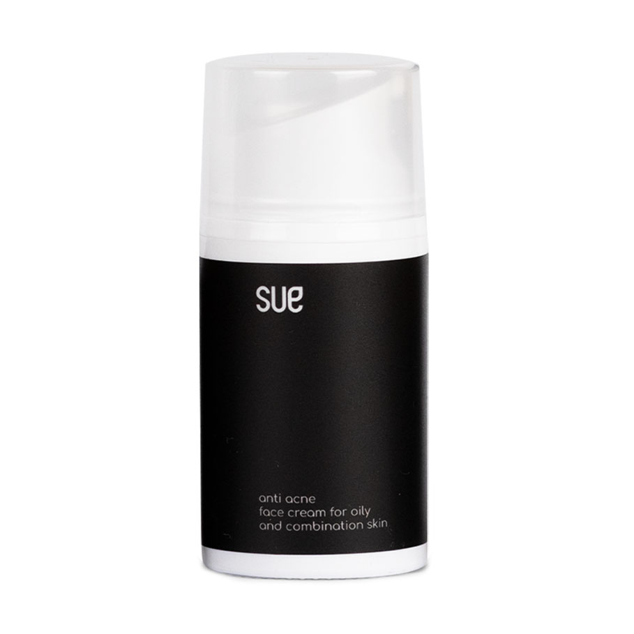 

Уцінка! Нічний крем для обличчя Sue Anti Acne Face Cream Лимон та чорний кмин, для жирної та комбінованої шкіри, 50 мл