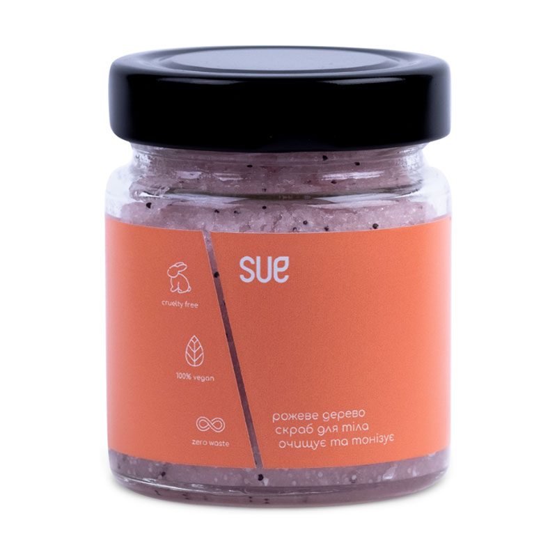 

Уцінка! Скраб для тіла Sue Рожеве дерево, 200 мл