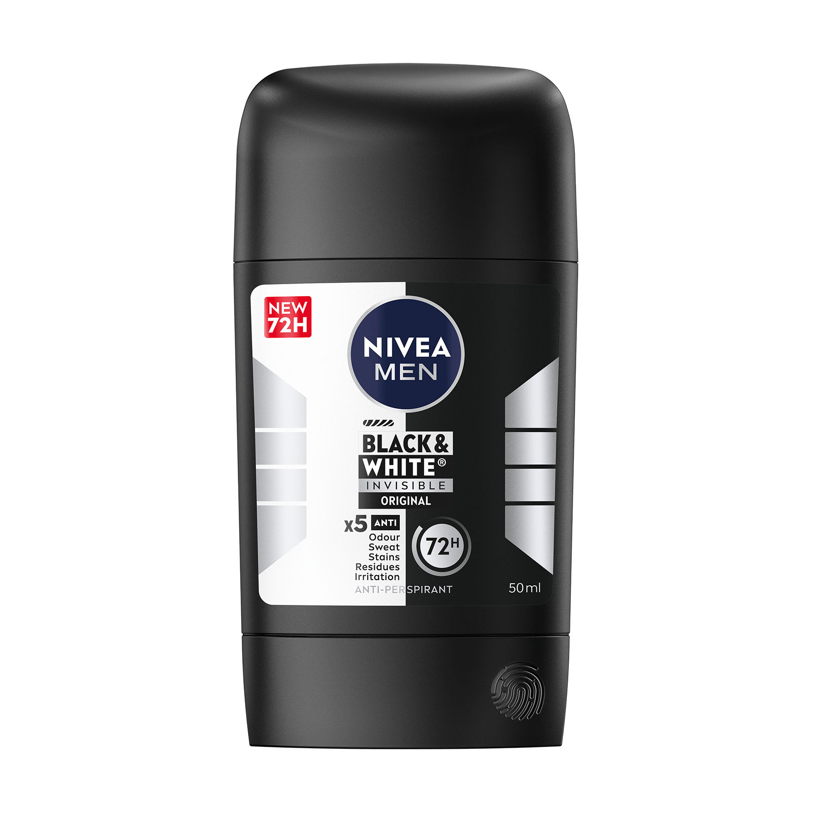 

Чоловічий антиперспірант-стик NIVEA MEN Чорний та Білий невидимий: класичний, 50 мл