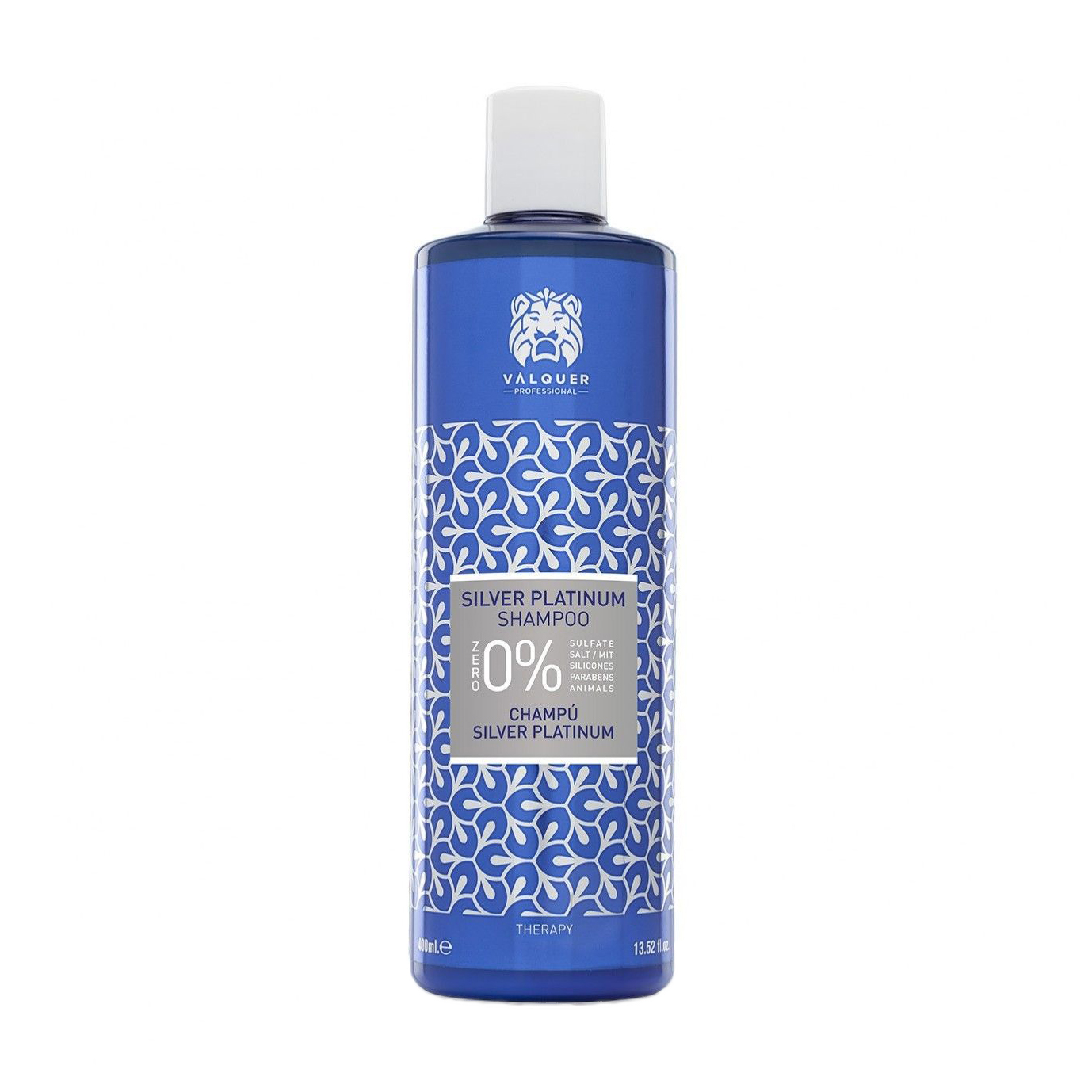 

Уцінка! Безсульфатний шампунь Valquer SIlver Platinum Shampoo для знебарвленого, білого та сивого волосся, 400 мл