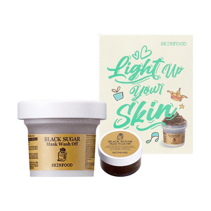 

Набір для обличчя Skinfood Black Sugar Mask Wash Off Set (маска, 100 г + маска, 30 г)