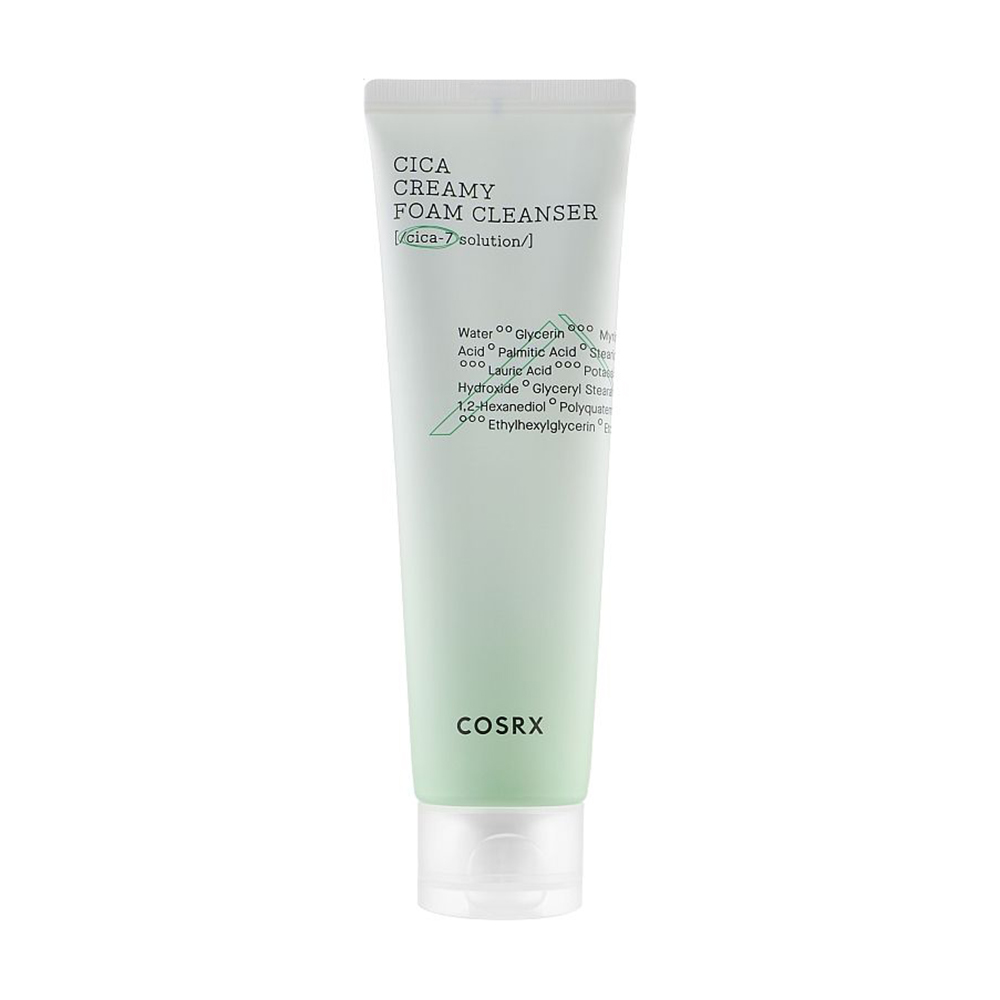 

Очищувальна кремова пінка для вмивання COSRX Pure Fit Cica Creamy Foam Cleanser, 75 мл