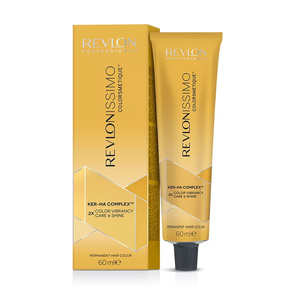 

Уцінка! Перманентна фарба для волосся Revlon Professional Revlonissimo Colorsmetique Ker-Ha Complex Goldens 4.3 Medium Golden Brown, 60 мл