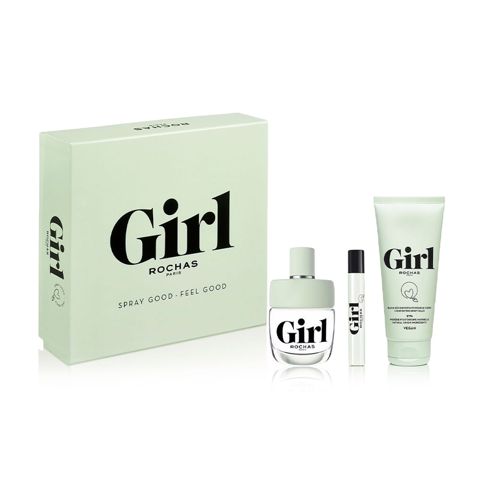 

Уцінка! Парфумований набір жіночий Rochas Girl (туалетна вода, 100 мл + лосьйон для тіла, 100 мл + туалетна вода, 7.5 мл)