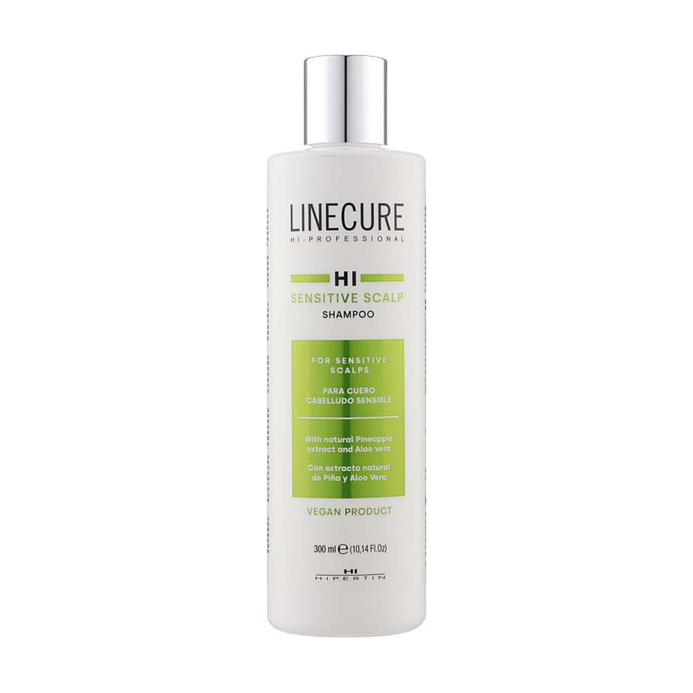 

Шампунь Hipertin Linecure Vegan Sensitive Scalp Shampoo для чутливої шкіри голови, 300 мл