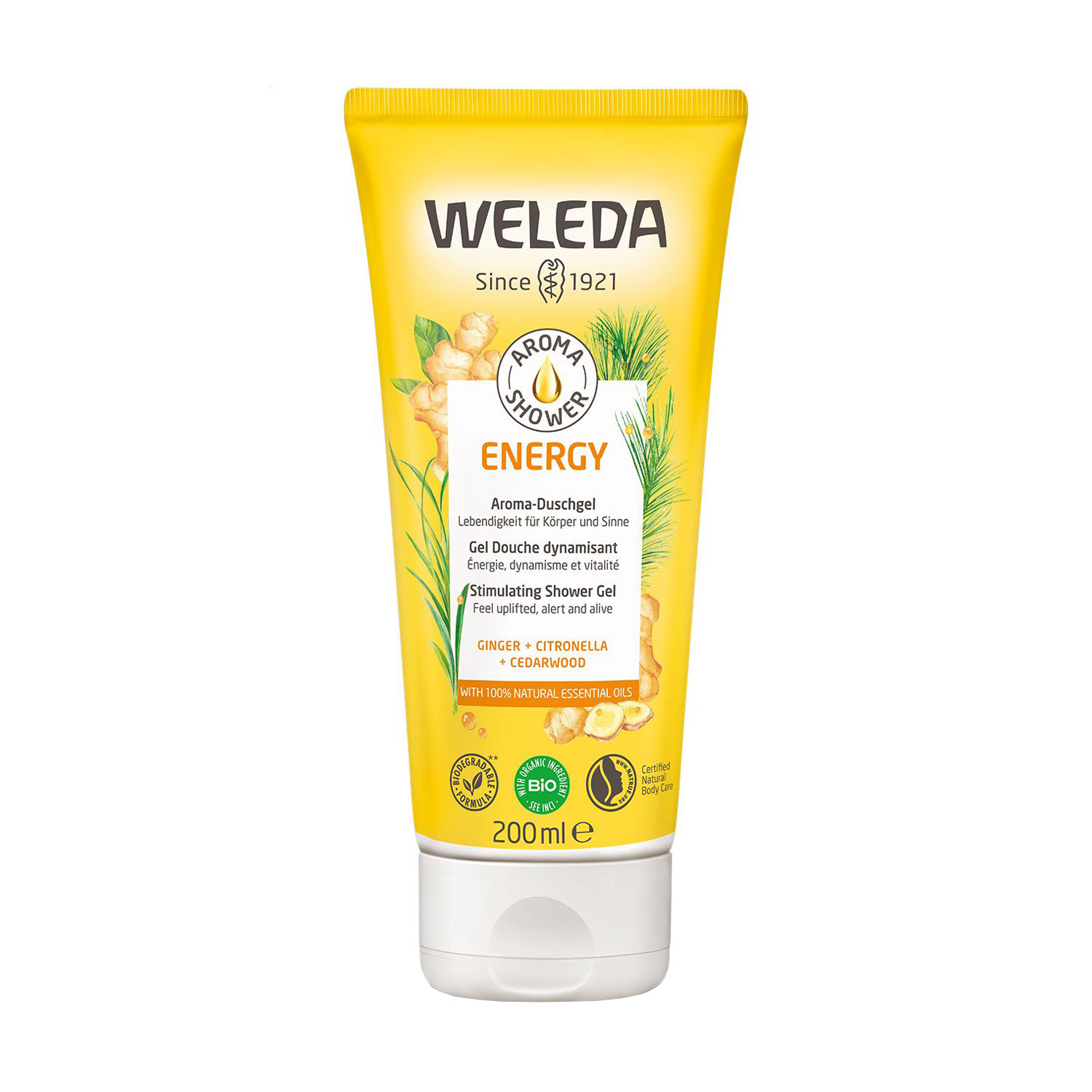 

Уцінка! Гель для душу Weleda Aroma Energy Stimulating Shower Gel, 200 мл