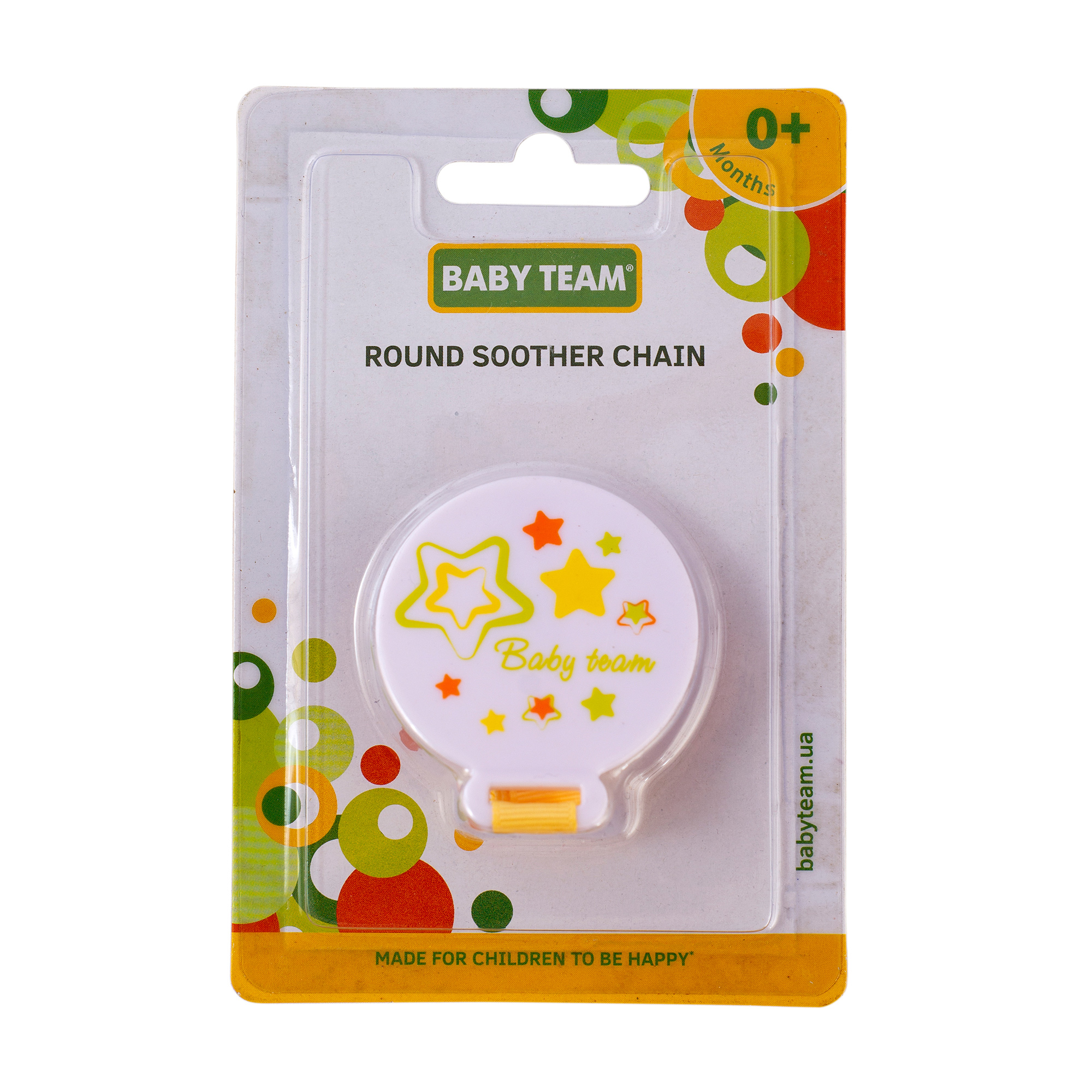 

Ланцюжок для пустушки Baby Team Джунглі, з народження, 1 шт (3331)