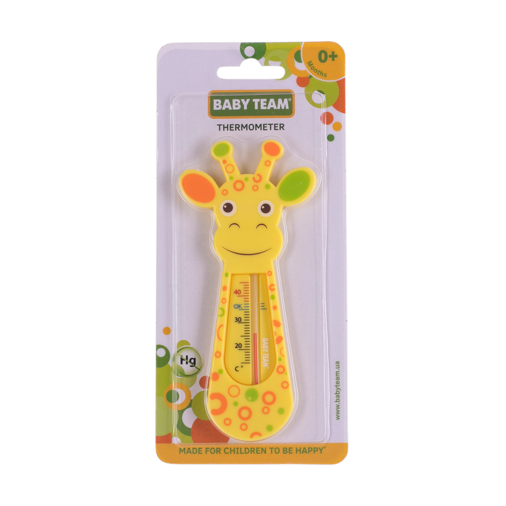 

Уцінка! Термометр для води Baby Team Жирафчик, з народження (7300)