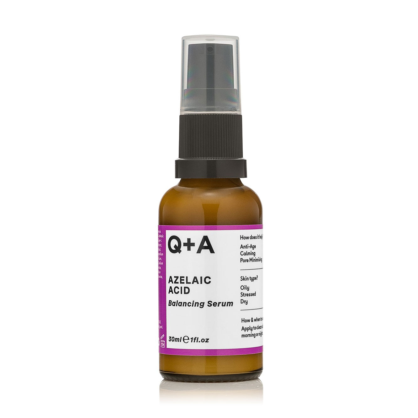 

Уцінка! Сироватка для обличчя Q+A Azelaic Acid Balancing Serum з азелаїновою кислотою, 30 мл