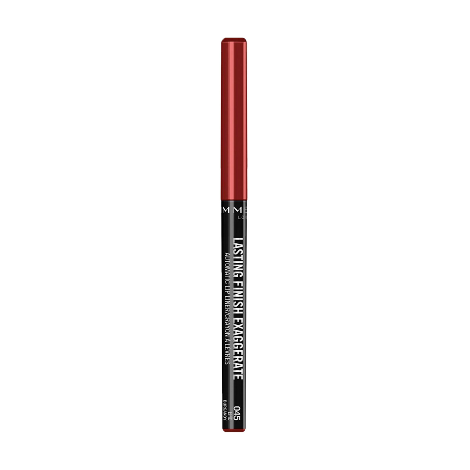 

Автоматичний олівець для губ Rimmel Lasting Finish Exaggerate 045 Epic Burgundy, 0.35 г