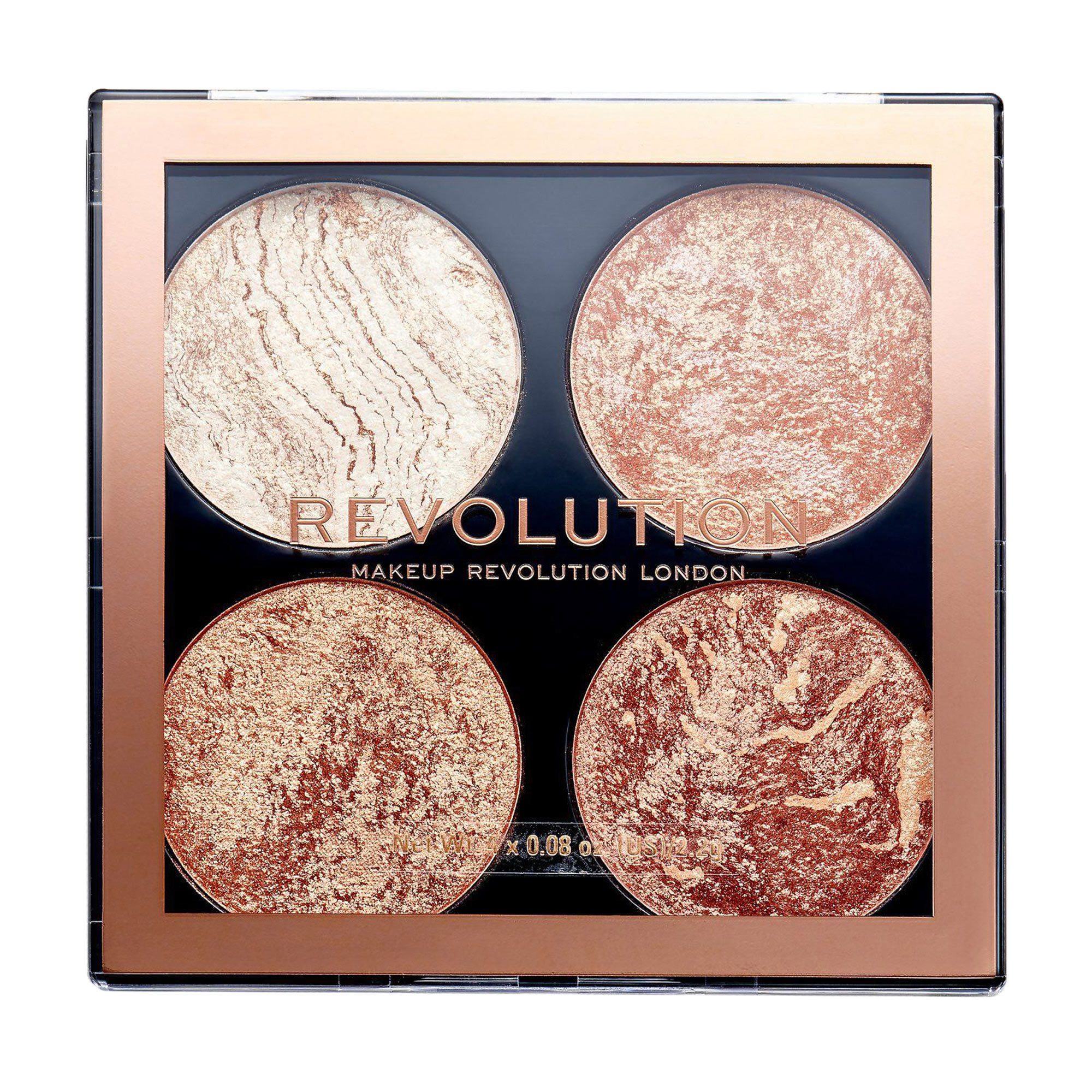 

Уцінка! Палетка для контурингу обличчя Makeup Revolution Cheek Kit, Don't Hold Back, 8.8 г
