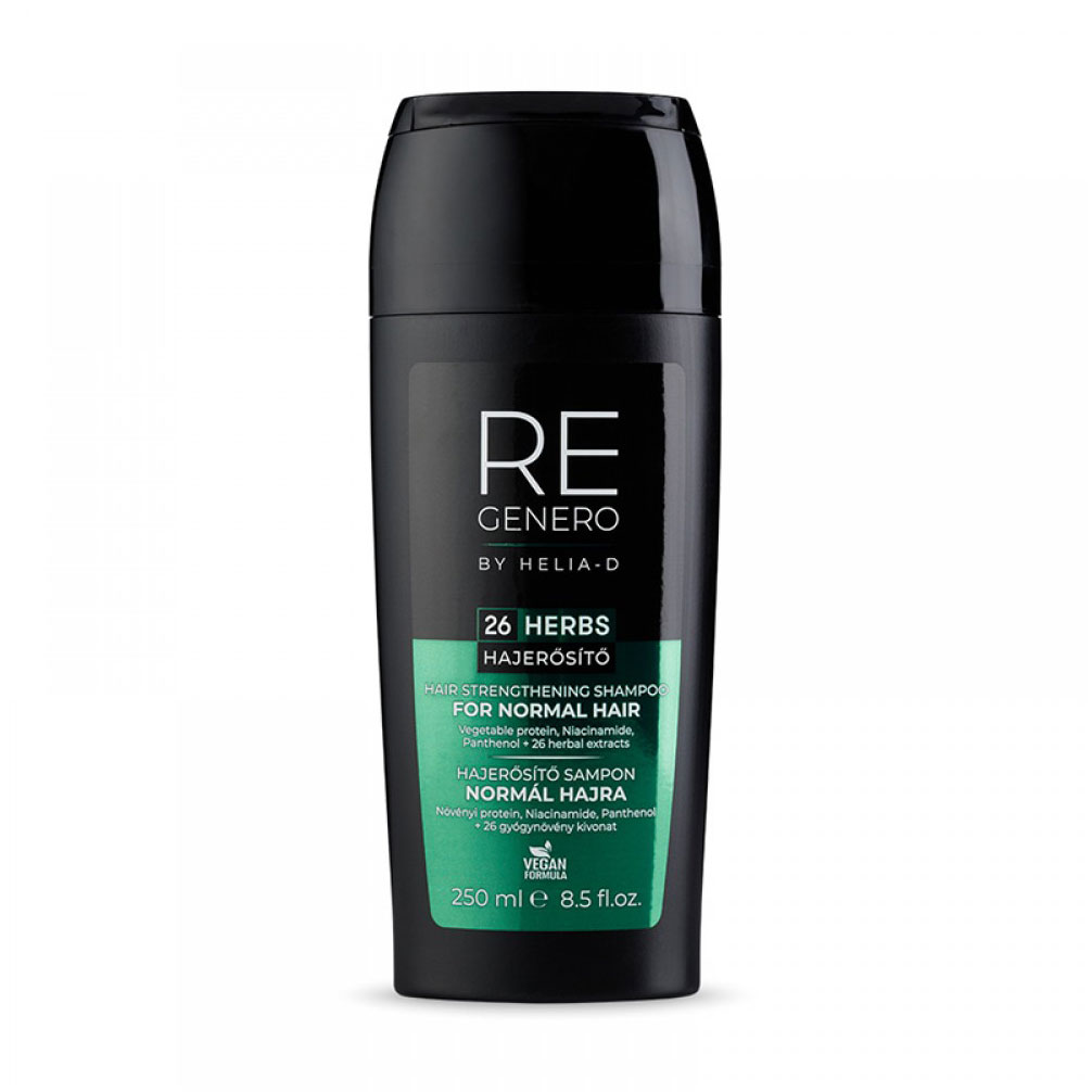 

Уцінка! Зміцнювальний шампунь Helia-D Regenero Normal Hair Strengthening Shampoo для нормального волосся, 250 мл