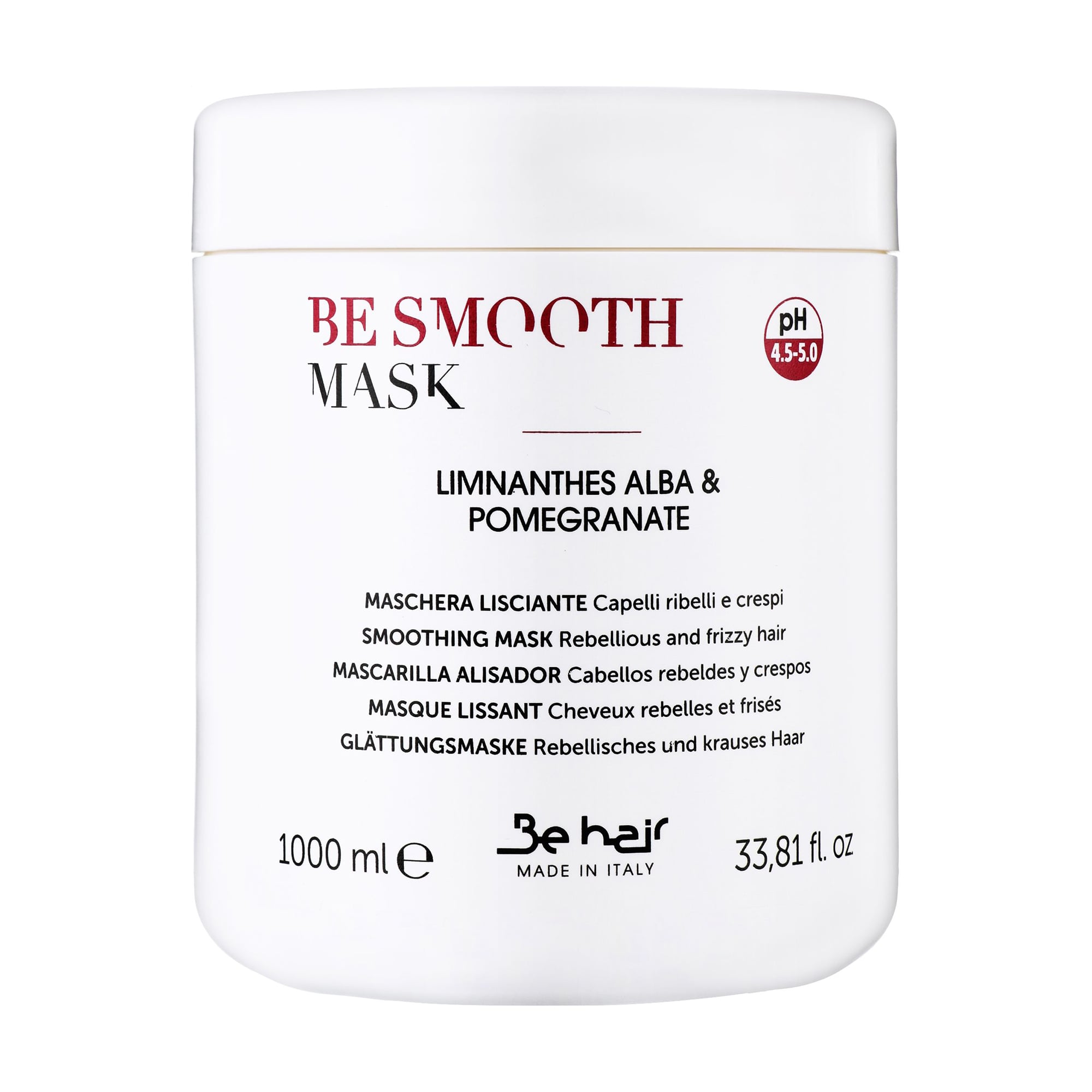

Розгладжувальна маска для волосся Be Hair Be Smooth Mask, 1 л