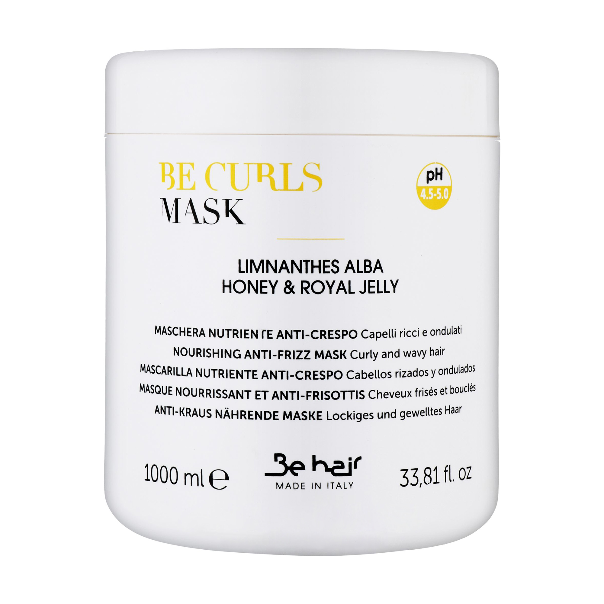

Маска Be Hair Be Curls Mask для кучерявого волосся, 1 л