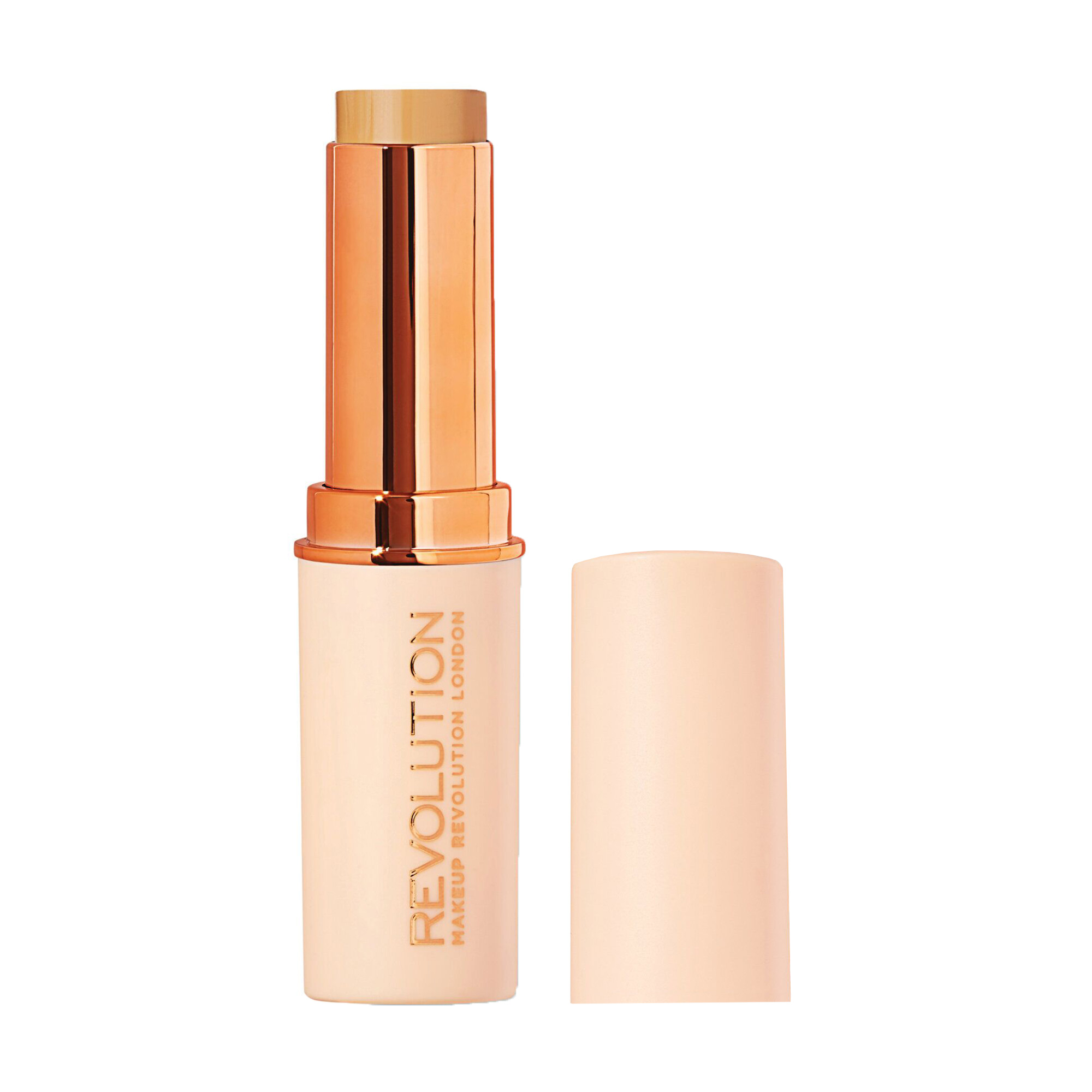 

Уцінка! Тональна основа-стік для обличчя Makeup Revolution Fast Base Stick Foundation, F5, 6.4 г