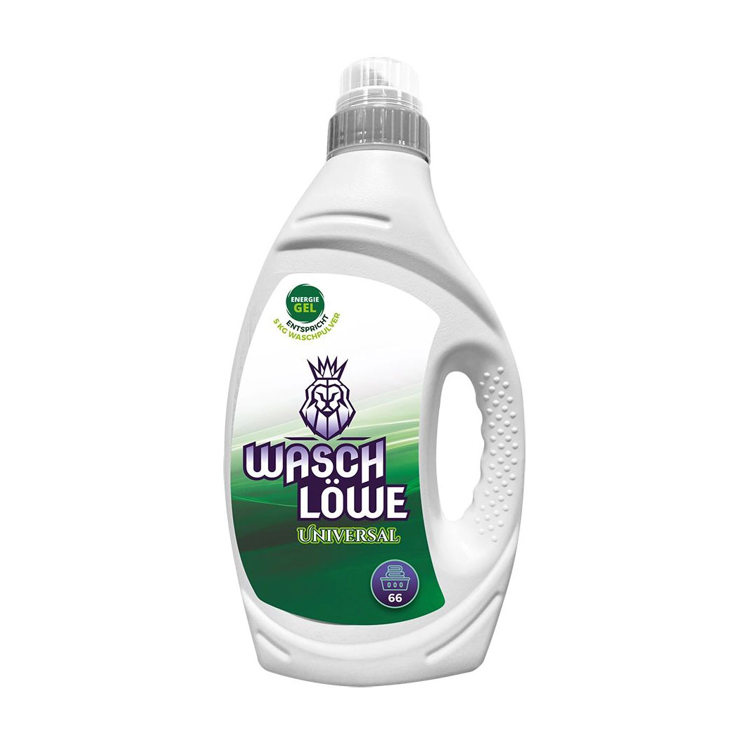 

Гель для прання Waschlowe Universal Gel, 66 циклів прання, 2 л