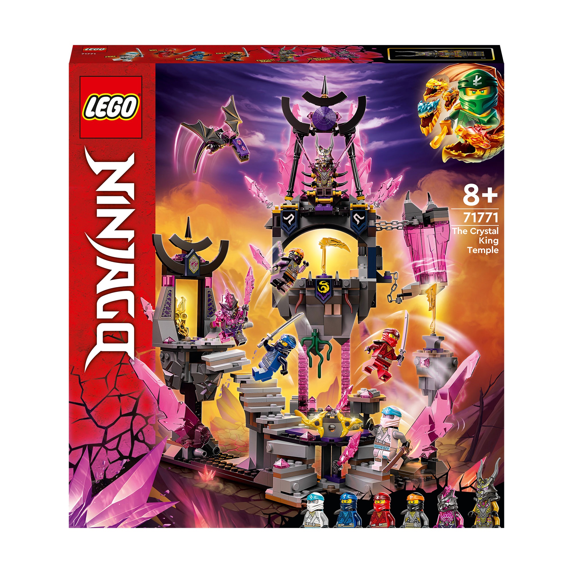 

Конструктор LEGO Ninjago Храм Кришталевого короля, 703 деталей, від 8 років (71771)
