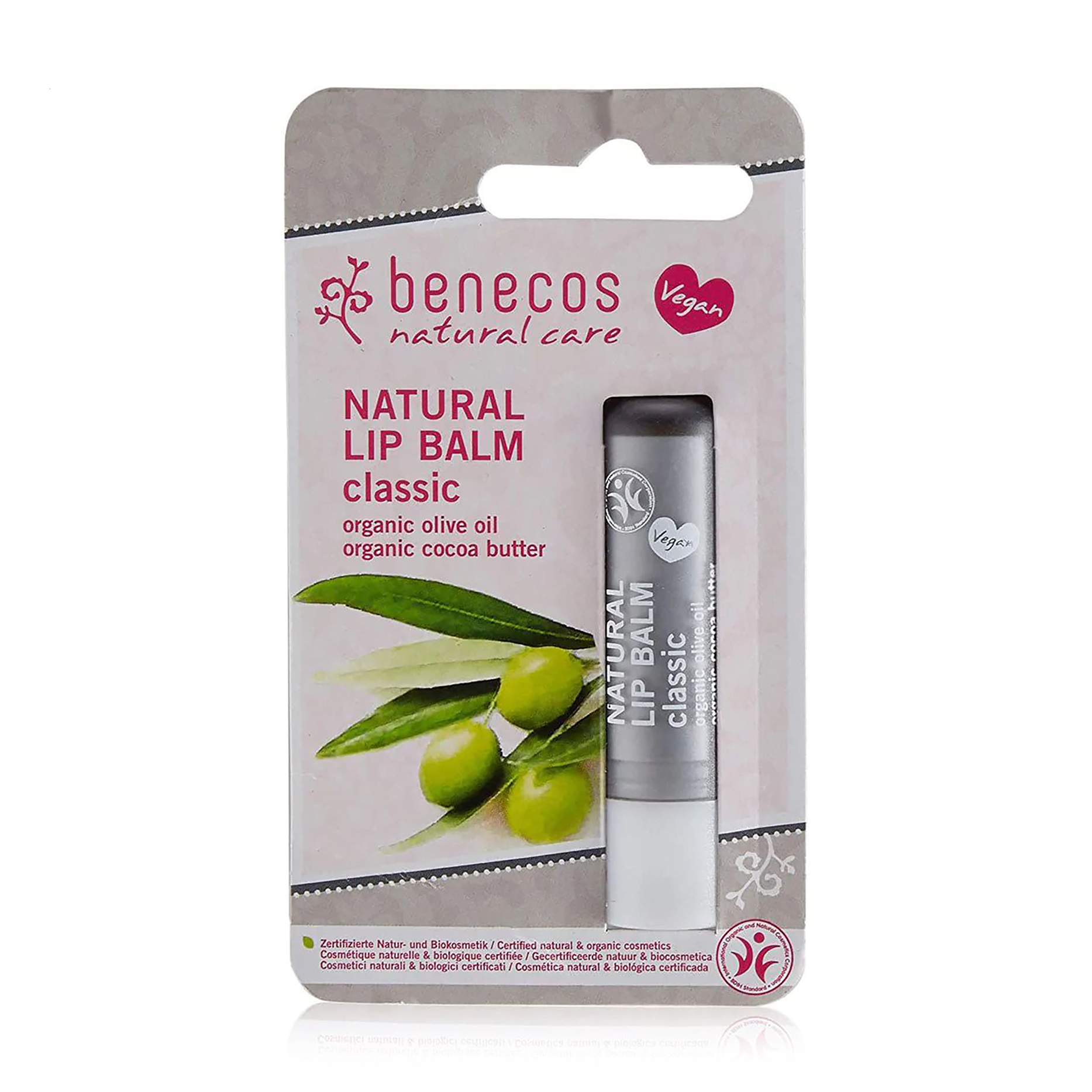 

Бальзам для губ Benecos Natural Care Lip Balm Classic Класичний, 4.8 г