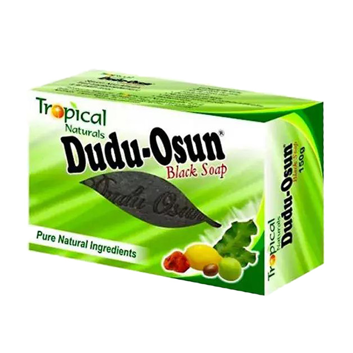

Чорне мило для обличчя та тіла Tropical Naturals Dudu-Osun Black Soap, 150 г
