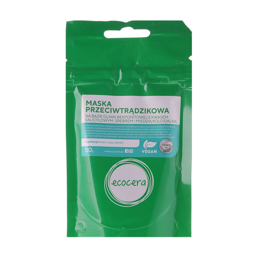 

Маска для обличчя анти-акне Ecocera Face Anti-Acne Mask, 50 г