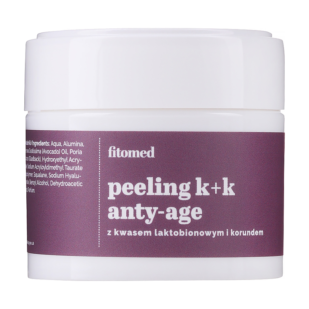 

Маска-пілінг для обличчя Fitomed Peeling K + K Anty-age з лактобіоновою кислотою та корундом, 50 г
