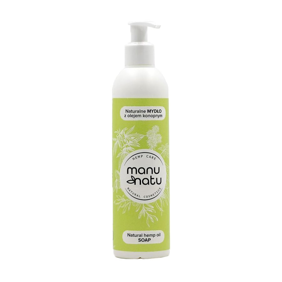 

Рідке мило для рук Manu Natu Natural Hemp Oil Soap з конопляною олією, 300 мл