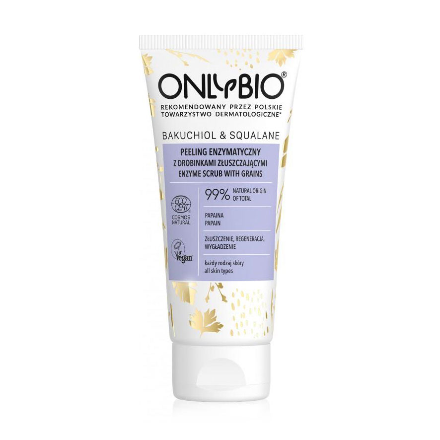 

Механічний пілінг для обличчя OnlyBio Bakuchiol & Skwalan Peeling, 75 мл
