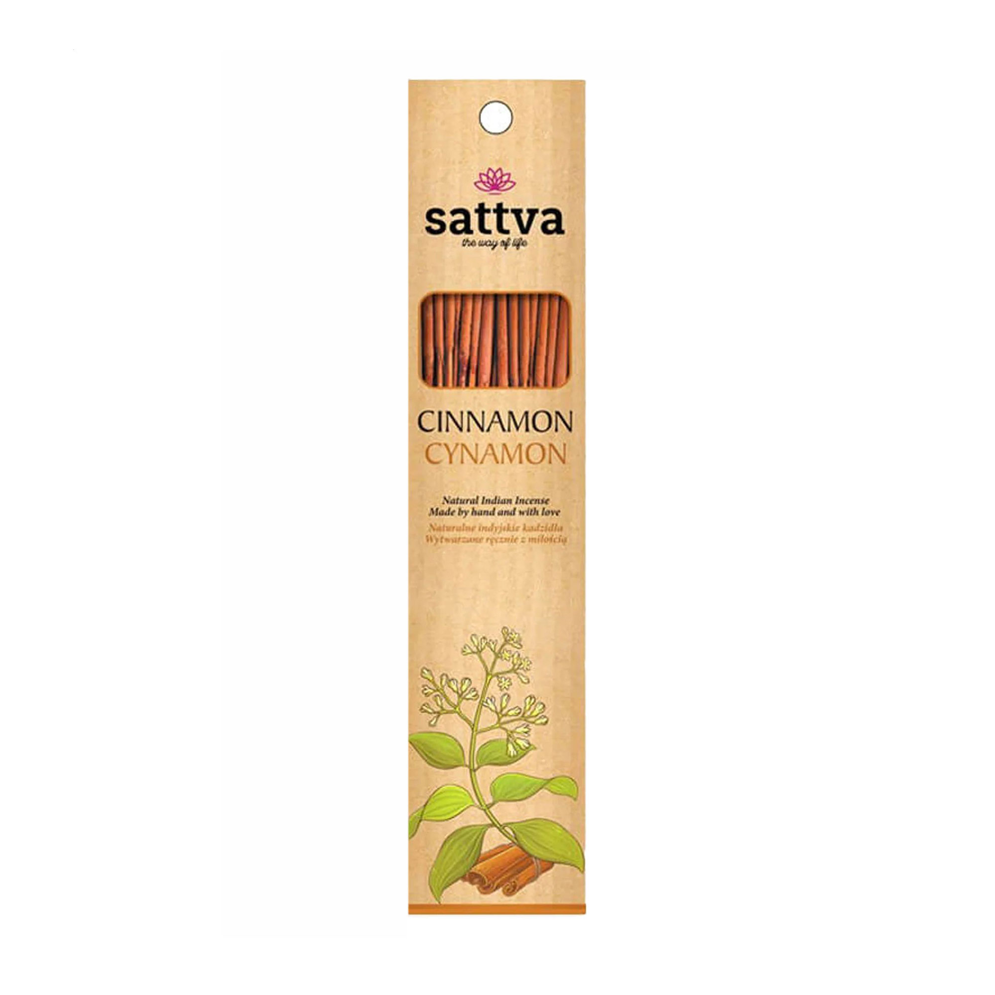 

Ароматичні палички Sattva Cinnamon Кориця, 15 шт