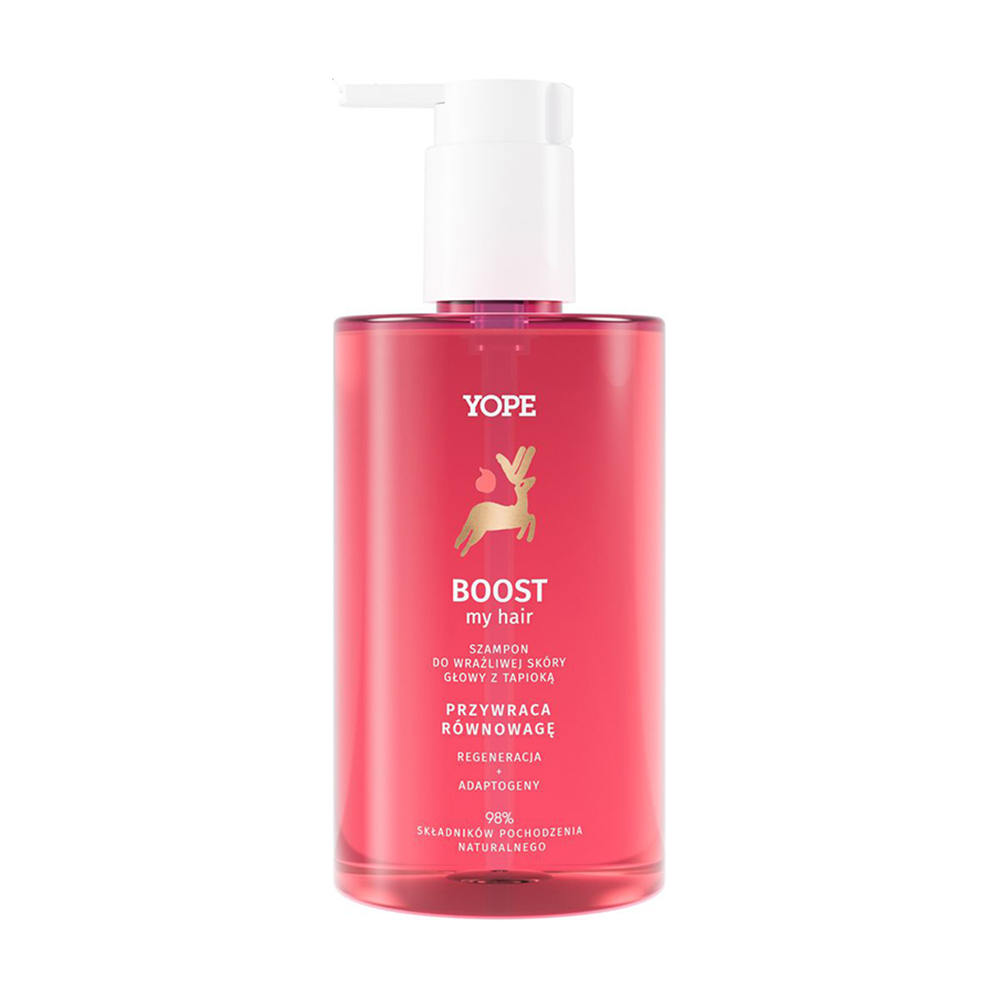 

Уцінка! Шампунь Yope Boost My Hair для чутливої шкіри голови, з тапіокою, 300 мл