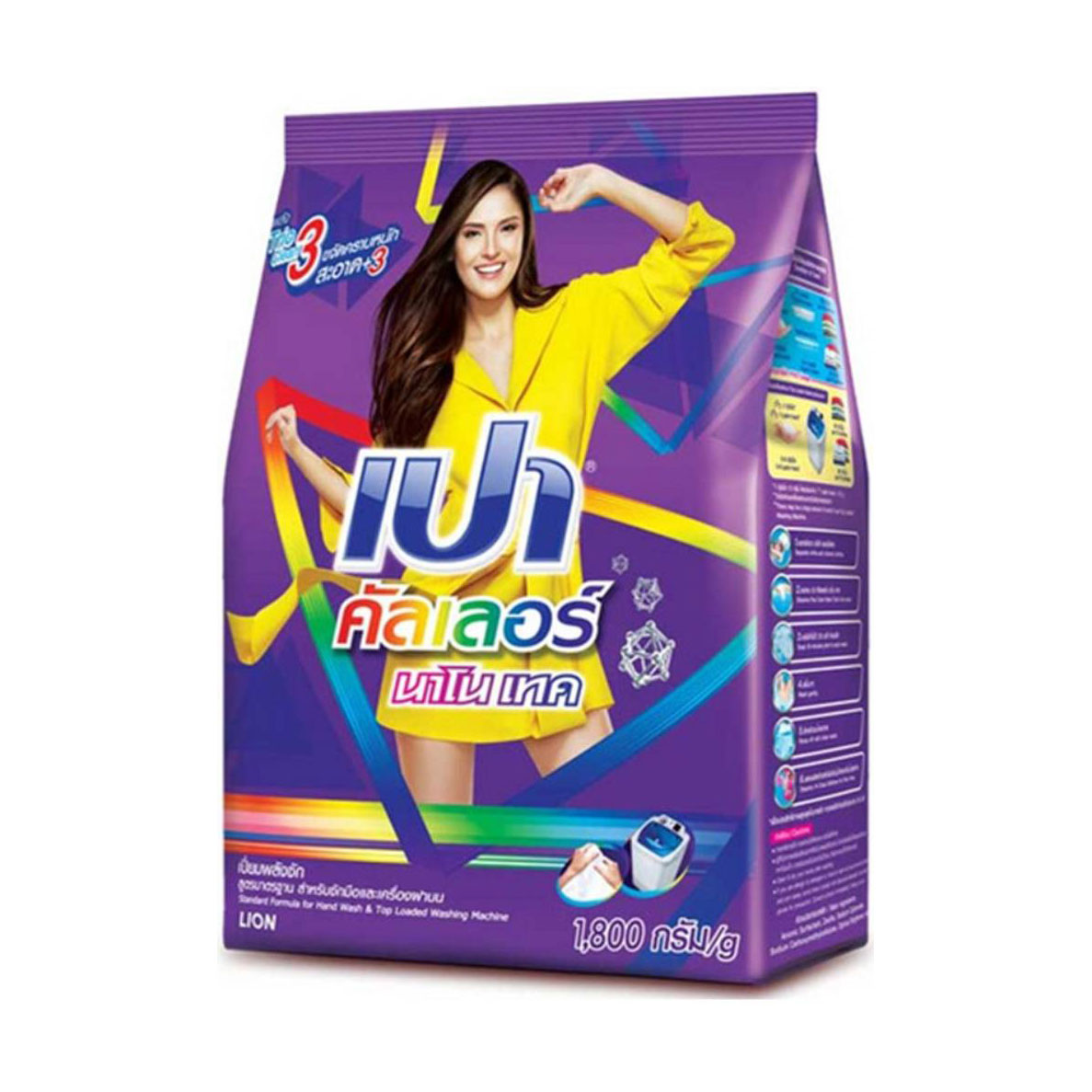 

Пральний порошок Pao Color для кольорової білизни, 1.8 кг