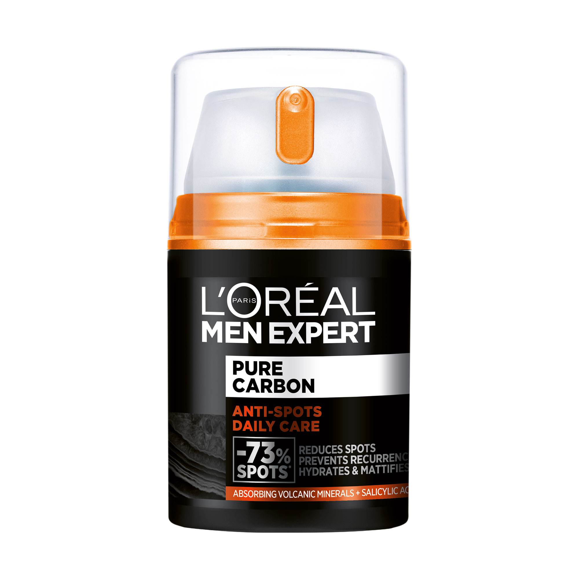 

Зволожувальний крем проти недосконалостей шкіри обличчя L'Oreal Paris Pure Carbon чоловічий, 50 мл