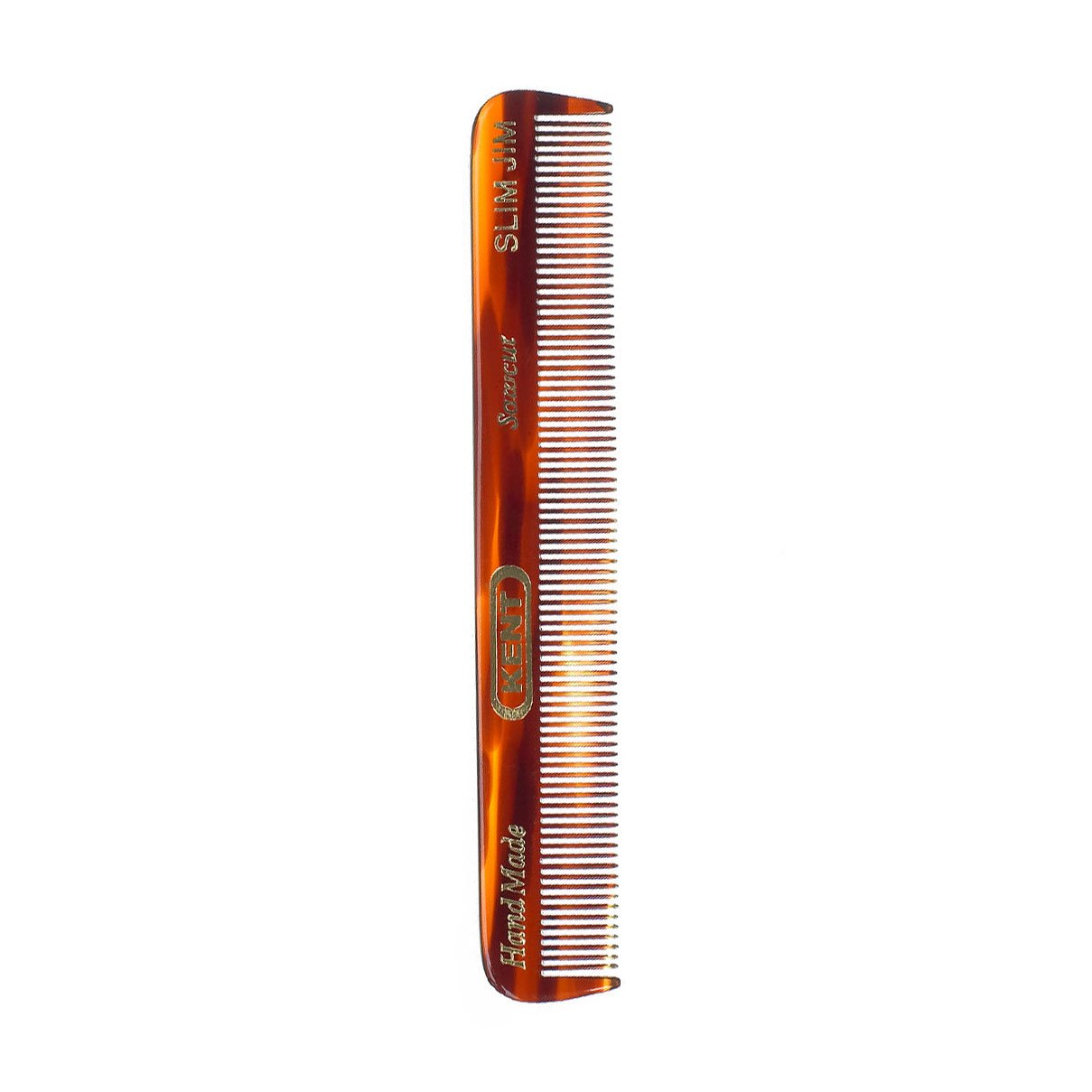

Кишеньковий гребінець для волосся Kent Slim Jim Handmade, 119 мм