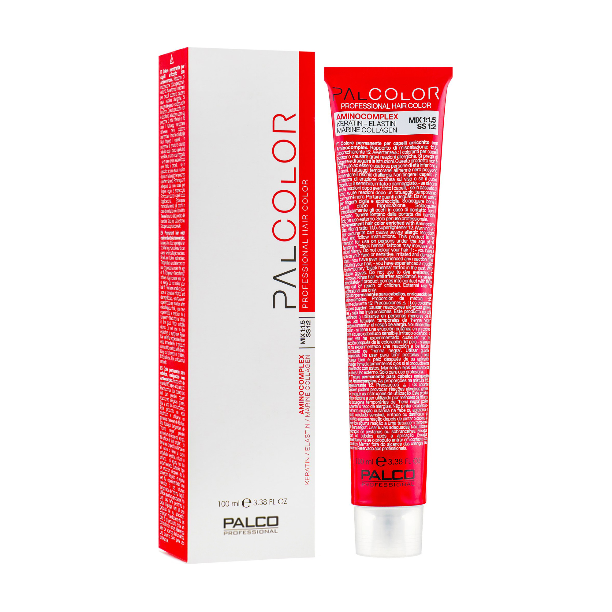 

Уцінка! Перманентна крем-фарба для волосся Palco Professional Palcolor Professional Hair Color 5.2 Light Chestnut Violet, 100 мл