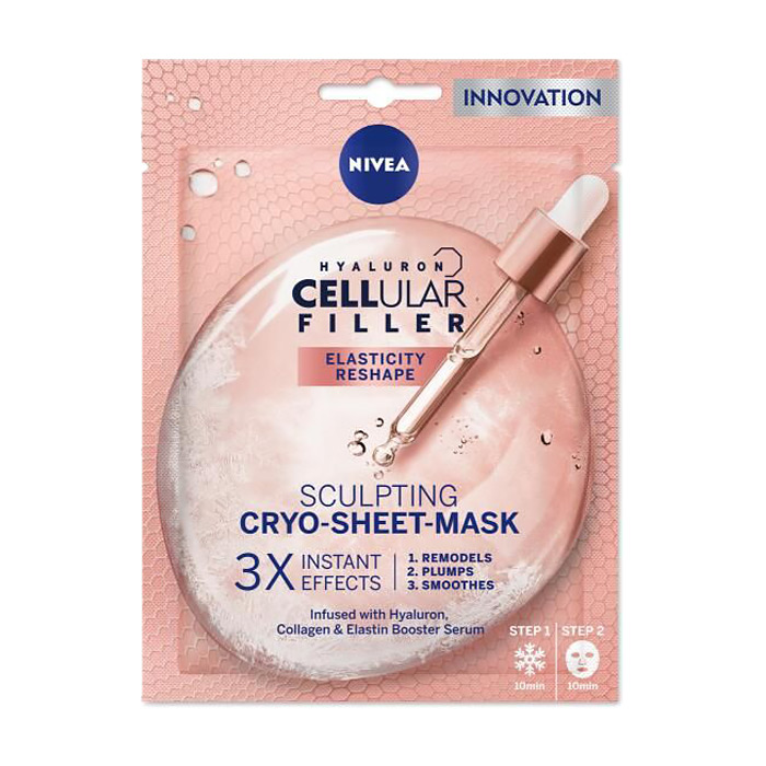 

Подарунок! Тканинна кріо-маска Nivea Hyaluron Cellular Filler, 30 г