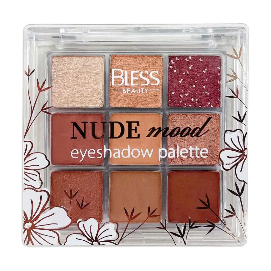 

Палетка тіней для повік Bless Beauty Nude Mood 02, 6.3 г