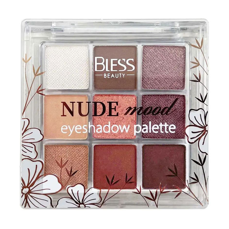 

Палетка тіней для повік Bless Beauty Nude Mood 04, 6.3 г