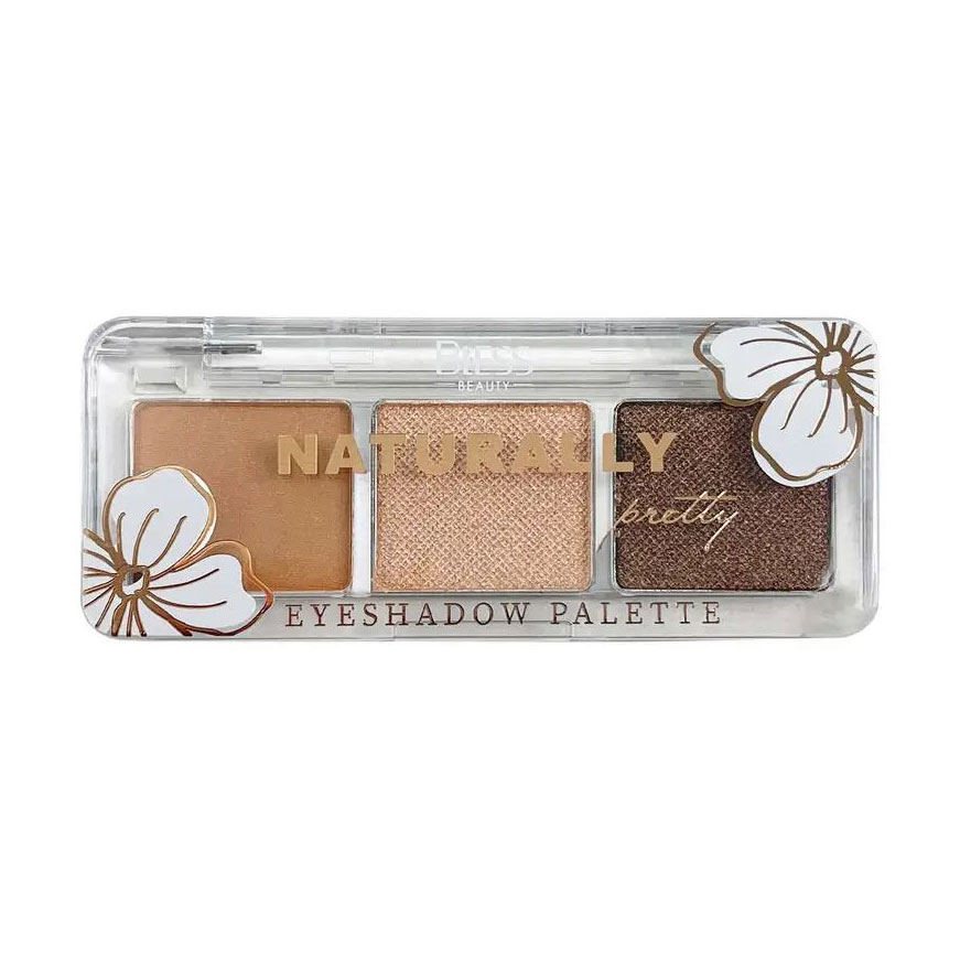 

Палетка тіней для повік Bless Beauty Naturally Pretty 01, 3.9 г