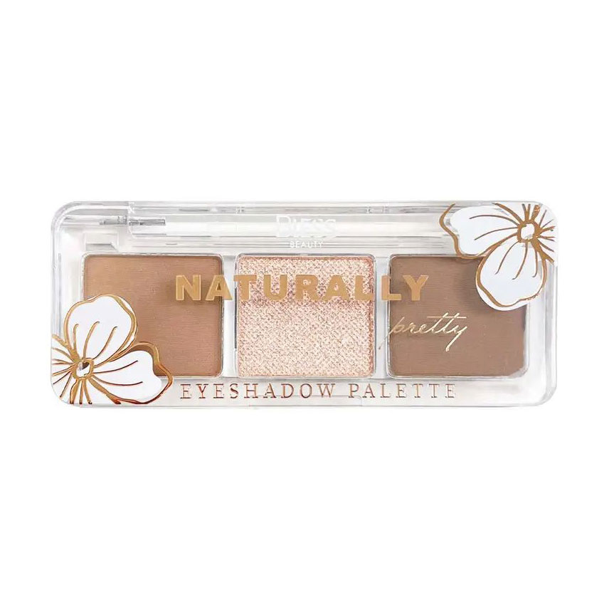 

Палетка тіней для повік Bless Beauty Naturally Pretty 06, 3.9 г