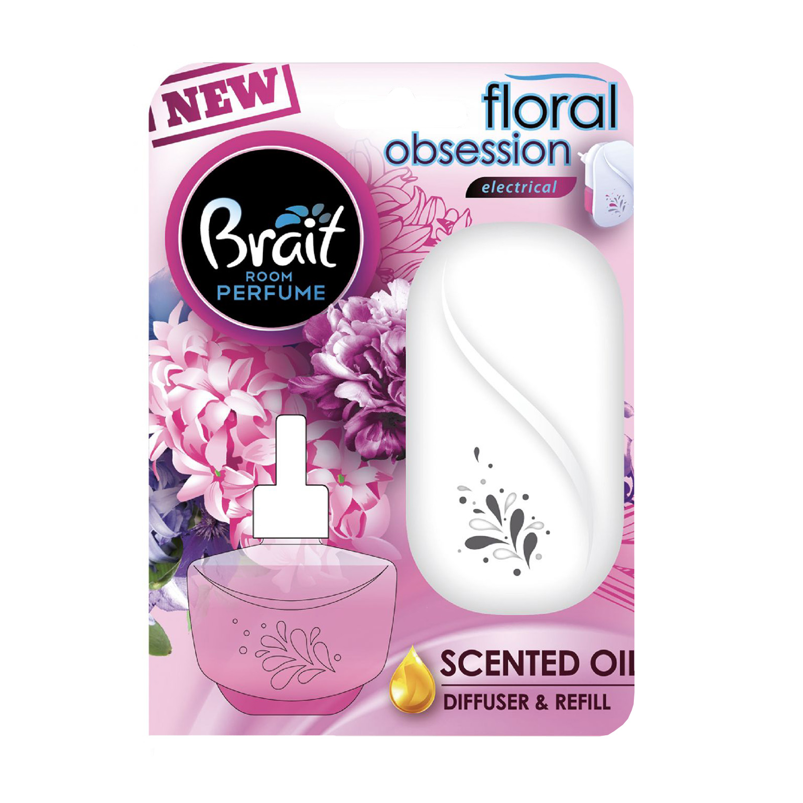 

Електричний освіжувач повітря Brait Floral Obsession, 20 мл