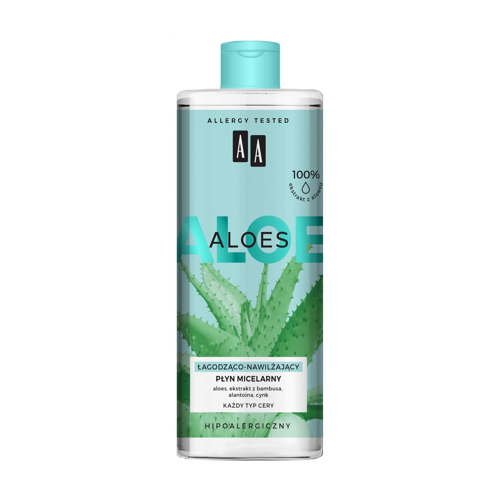 

Міцелярна вода AA Aloes Зволоження та заспокоєння, 400 мл