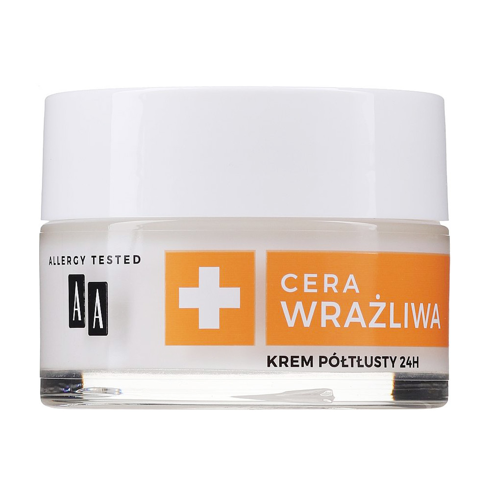 

Уцінка! Напівжирний крем AA Sensitive Skin для сухої та нормальної шкіри обличчя, 50 мл