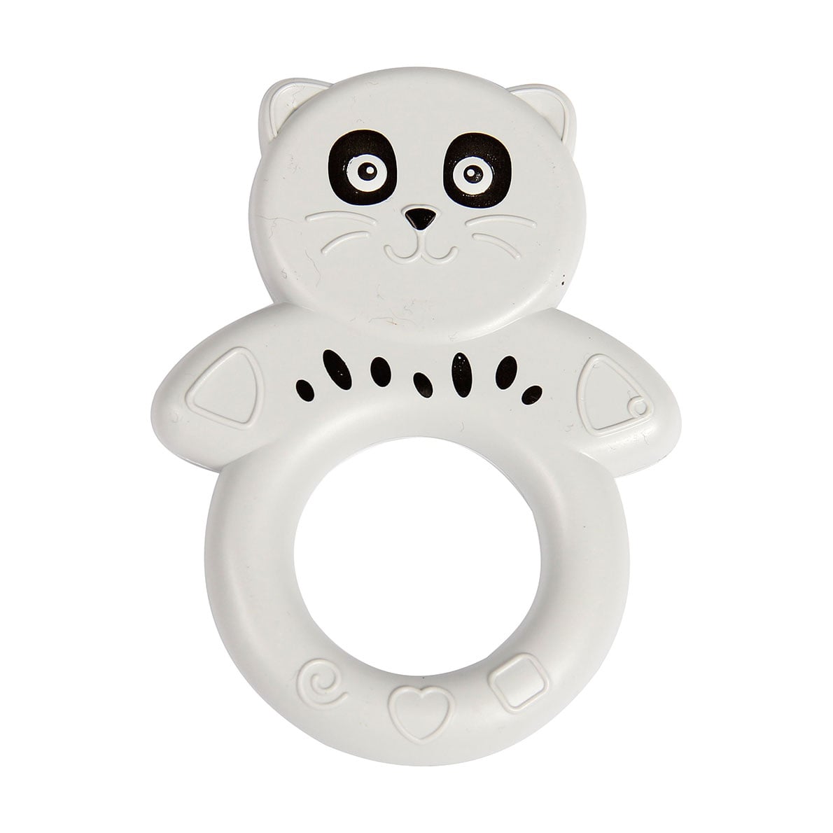 

Іграшка-брязкальце Lindo Котик, сіра, від 6 місяців (1612)