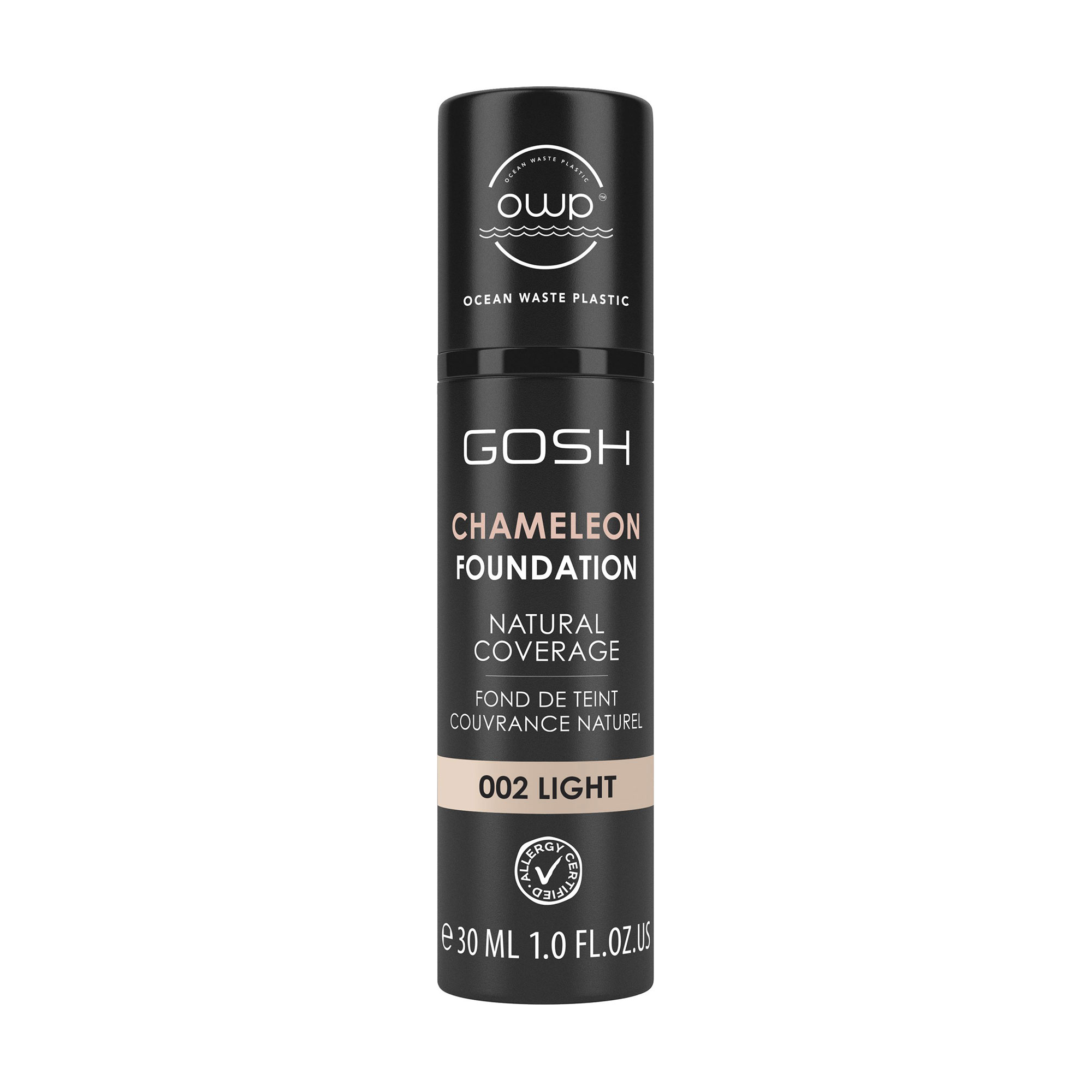 

Тональний крем для обличчя GOSH Chameleon Foundation 002 Light, 30 мл