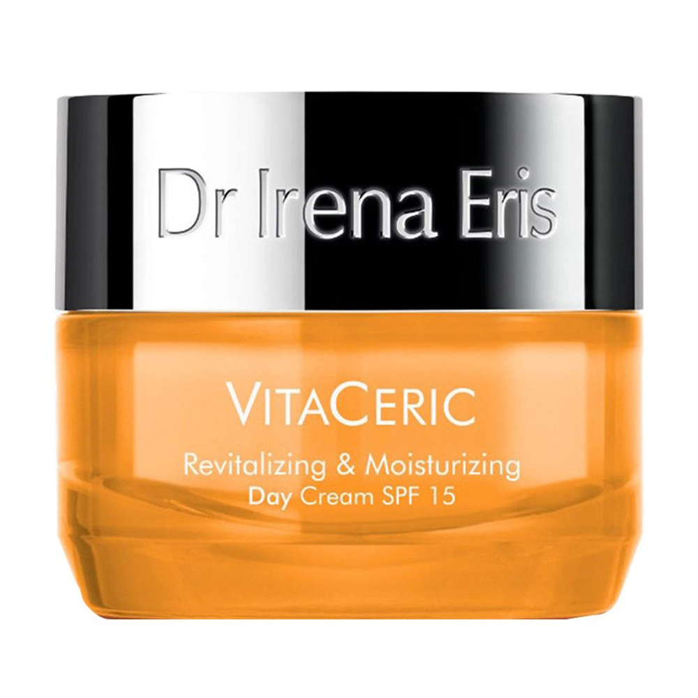 

Зміцнювальний та зволожувальний денний крем для обличчя Dr Irena Eris VitaCeric Revitalizing & Moisturizing Day Cream, SPF 15, 50 мл